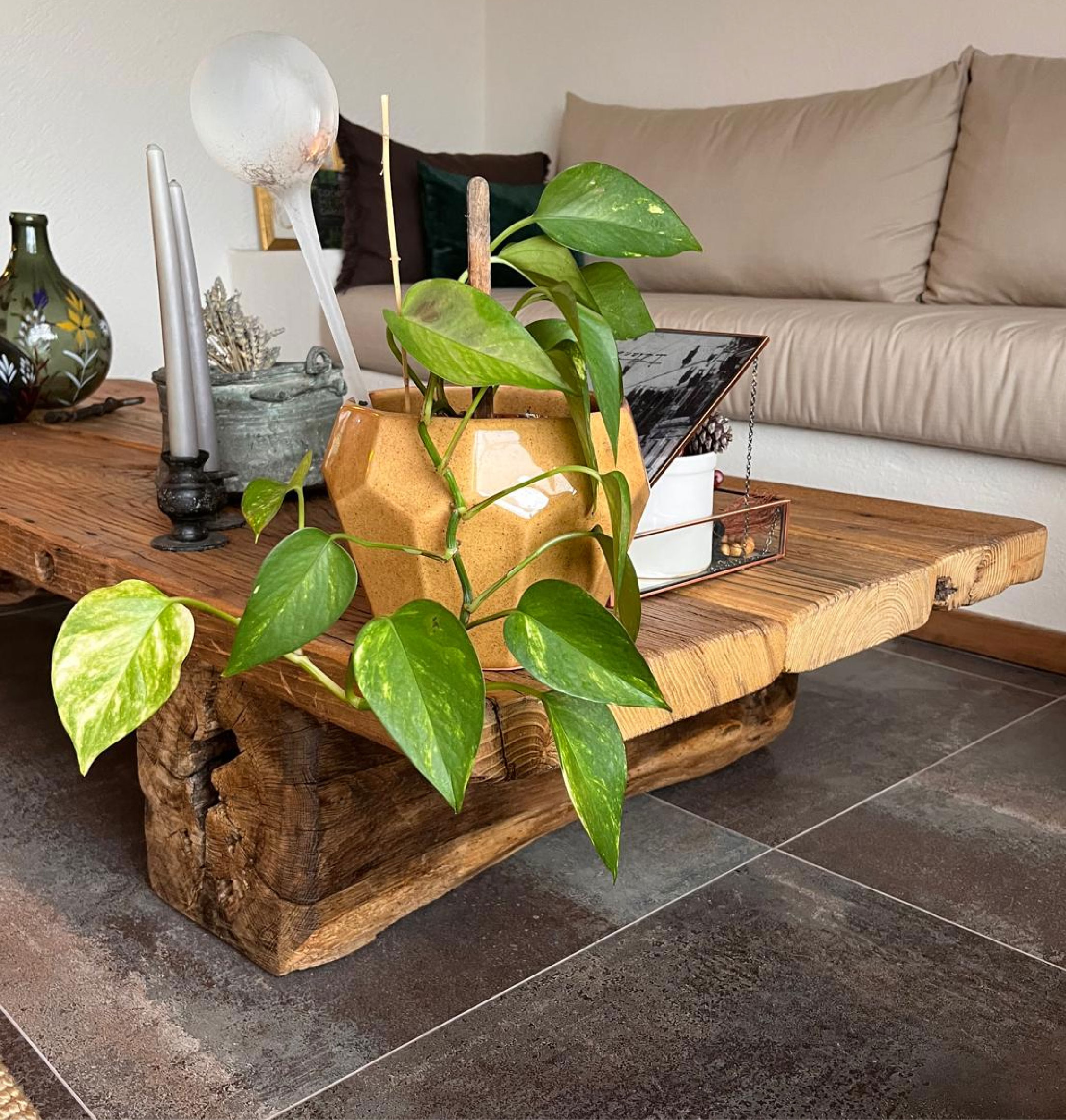 sehpa-04 Kütük Ayak Dikdörtgen - Görsel 3