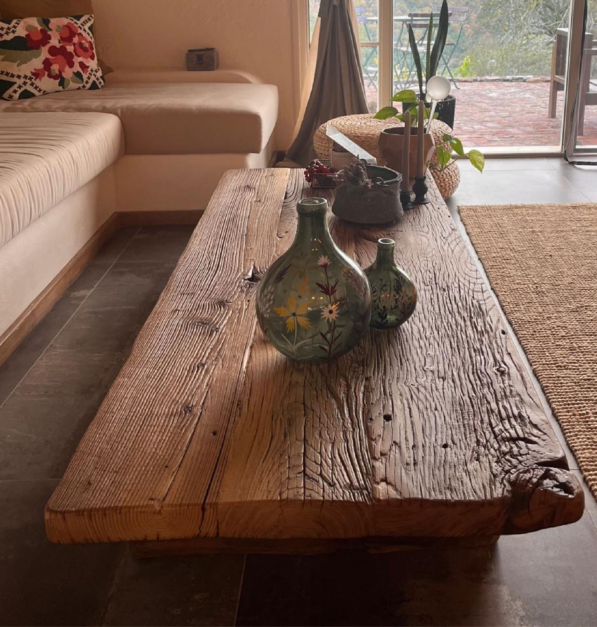 sehpa-05 Kütük Ayak Dikdörtgen - Görsel 4